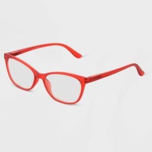 Women's Plastic Cateye Blue Light Filtering Glasses - Universal Thread Red